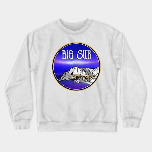 Big Sur Crewneck Sweatshirt by mailboxdisco